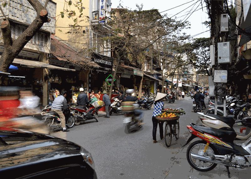 Hanoi street scene
