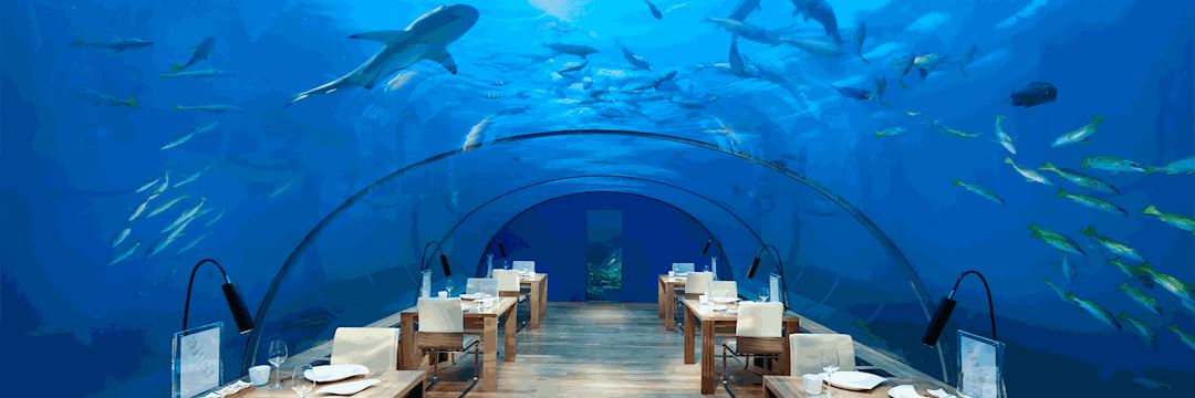 Ithaa restaurant, Conrad Rangali, Maldives