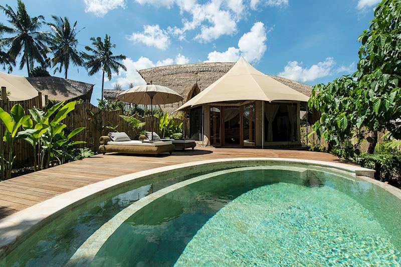 Private Pool, Sandat Glamping, Ubud Bali