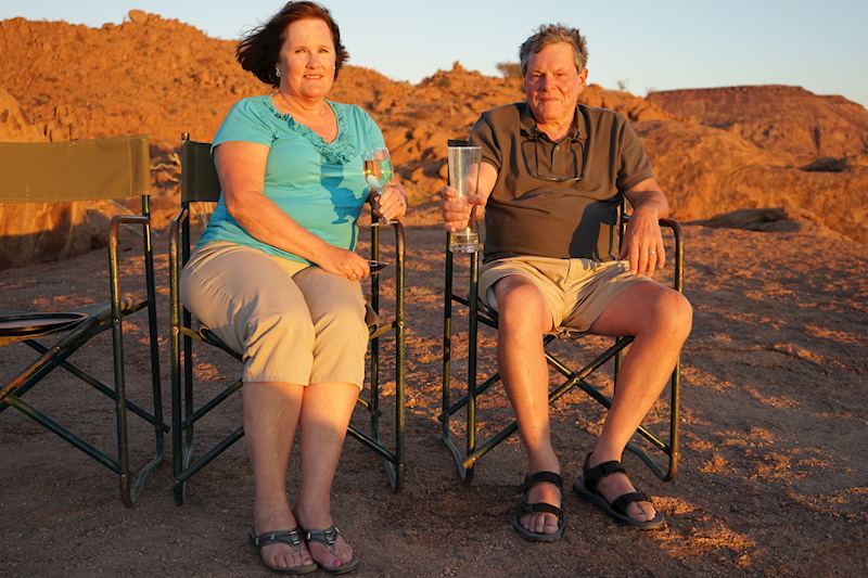Sunset in Namibia