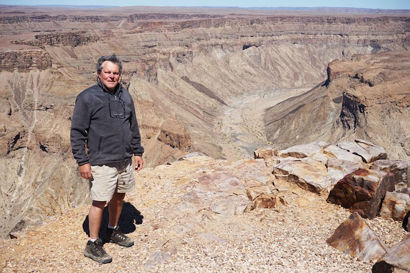 Henry at the Fish River Canyon