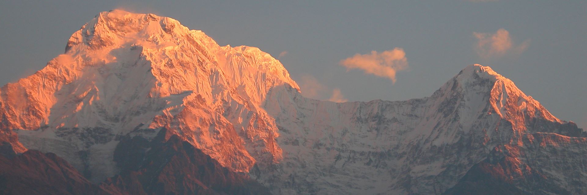 Sunrise from Gurung Lodge, Annapurna, Nepal