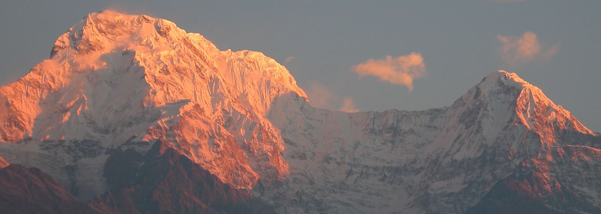 Sunrise from Gurung Lodge, Annapurna, Nepal