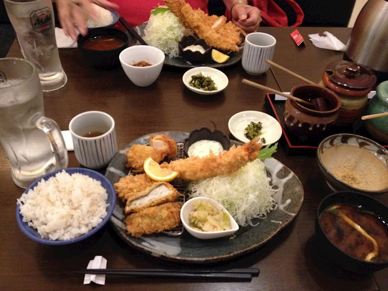 Tempura pork