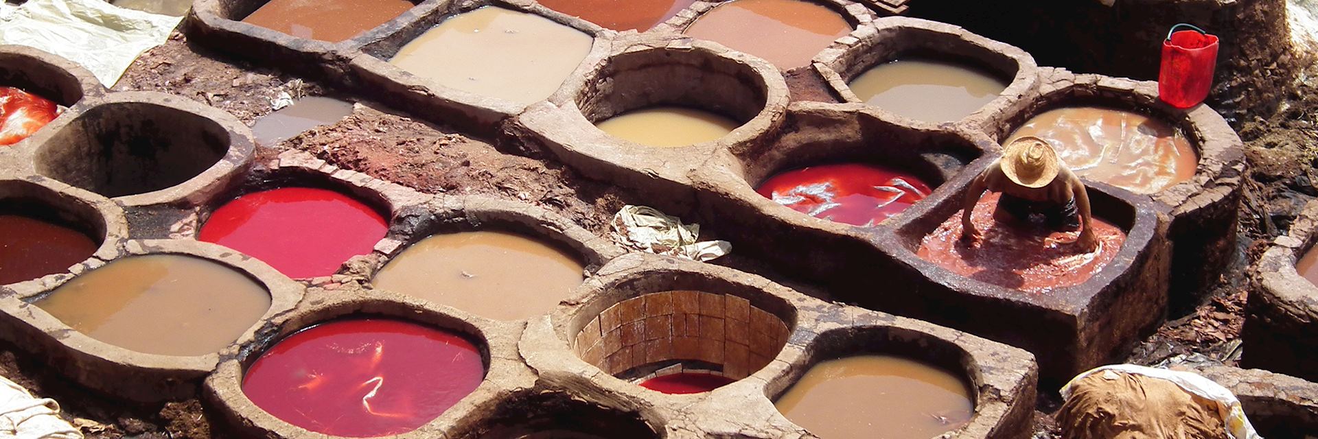 The tanneries, Fez, Morocco
