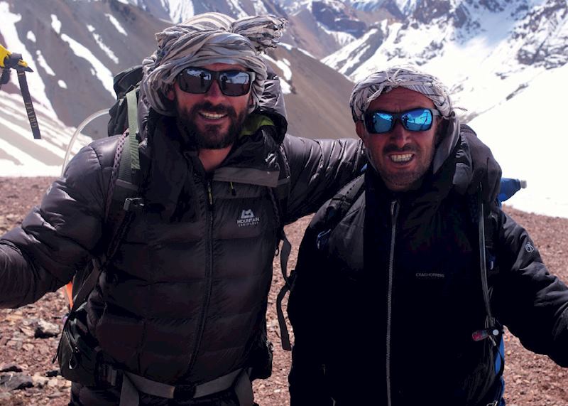 Levison trekking the Himalaya