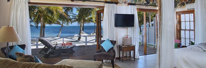 A Rainforest Suite in Victoria House, Ambergris Caye, Belize