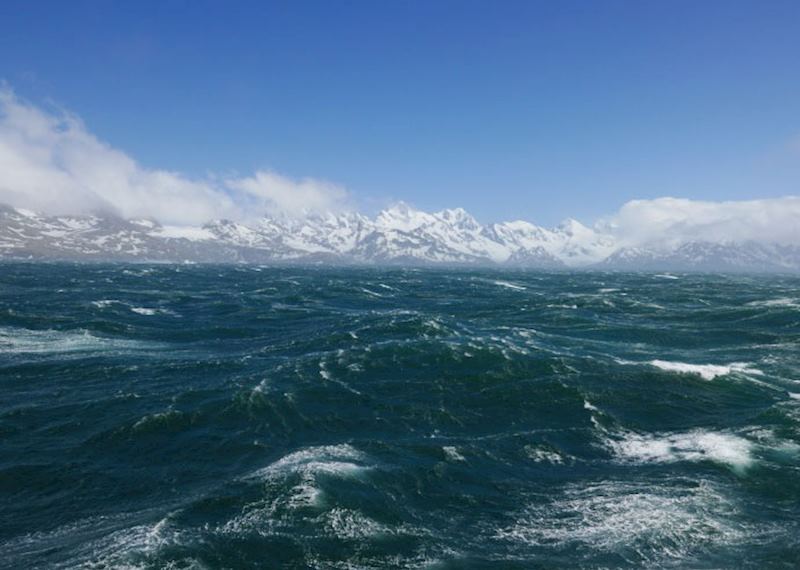 Choppy Antarctic seas