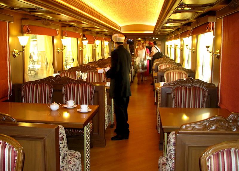 Haveli Restaurant on the Maharajas' Express, India