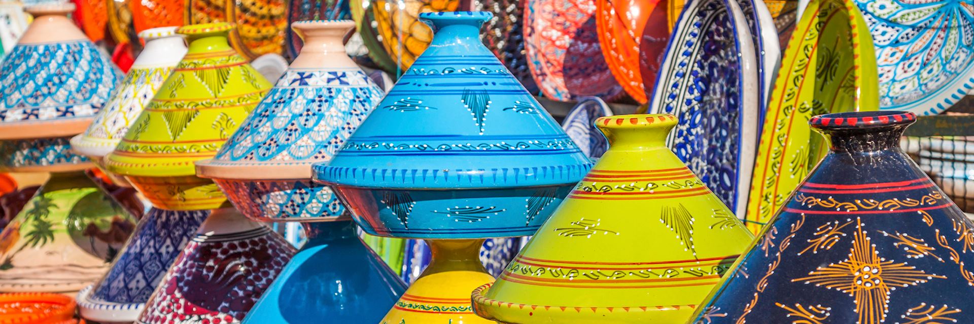 Tajines in the market, Marrakesh