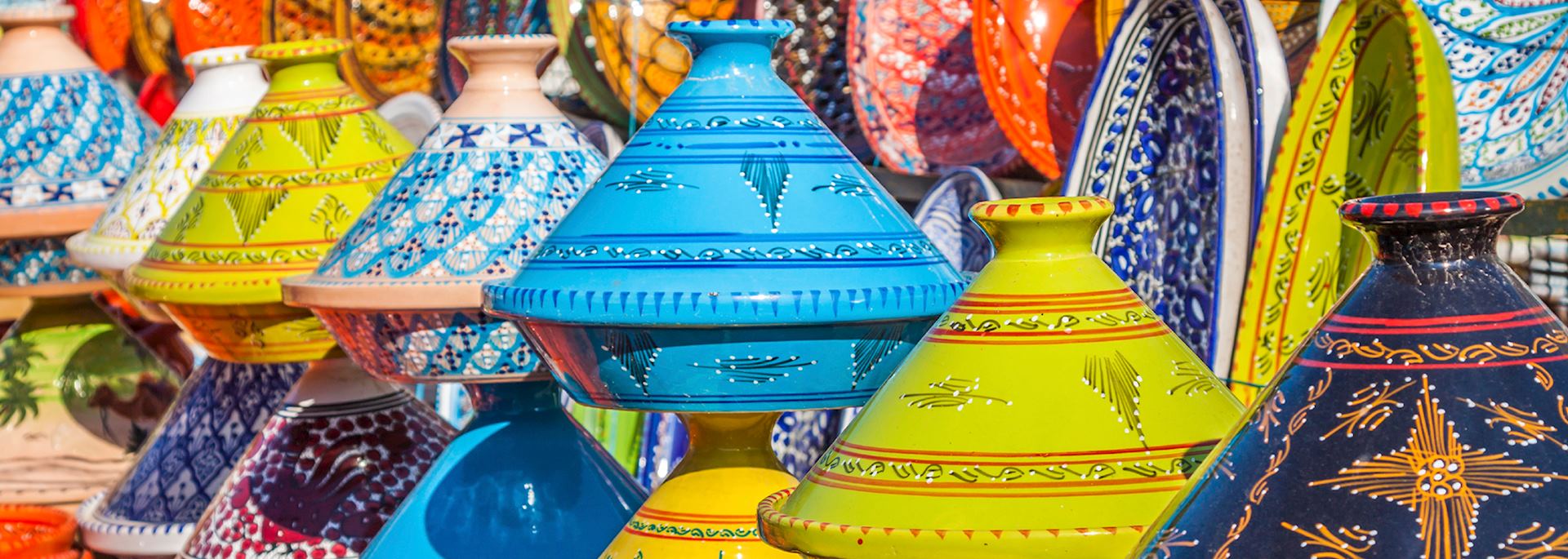 Tajines in the market, Marrakesh