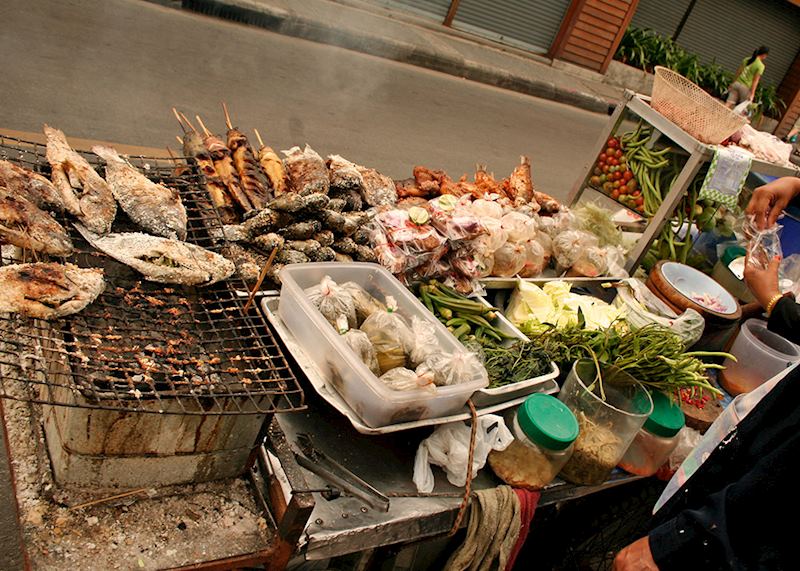Thai street food stall, Bangkok