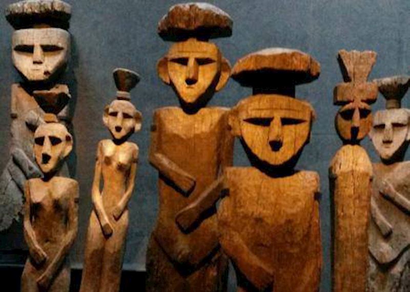 Chemamülles, Museum of Pre-Columbian Art, Santiago