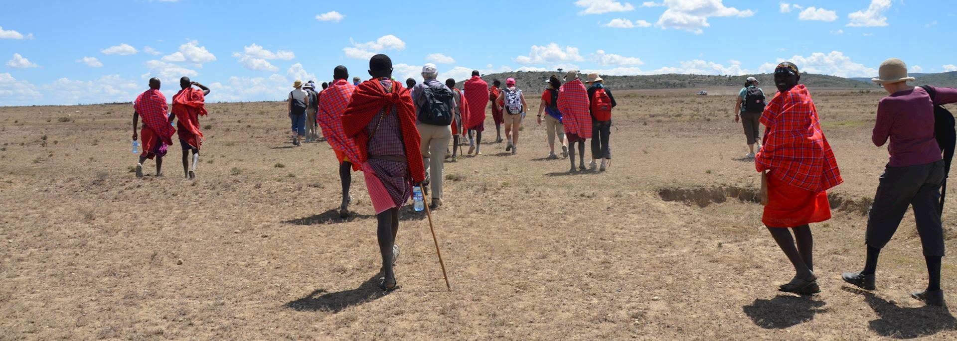 Walking with the Maasai warriors, Me to We Kenya