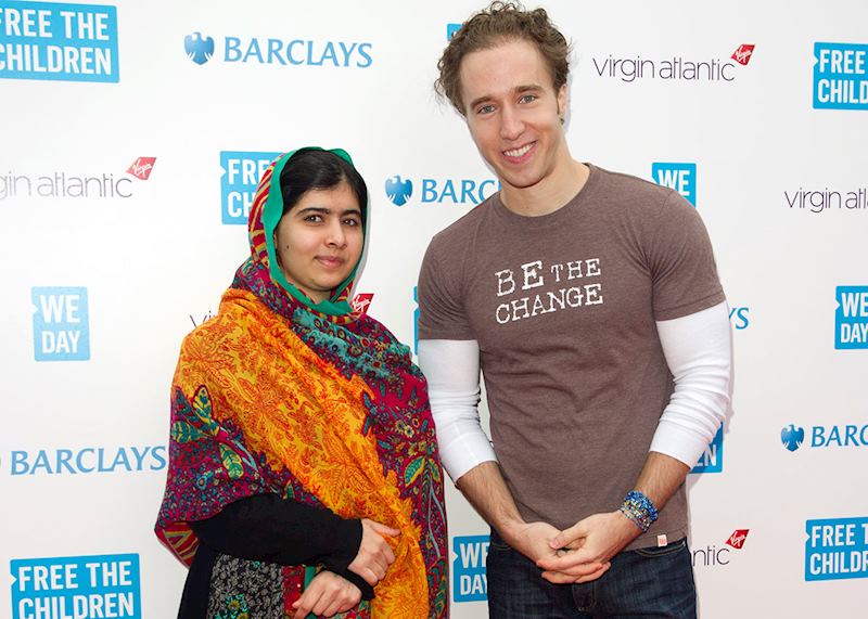 Craig Kielburger and Malala Yousafzai