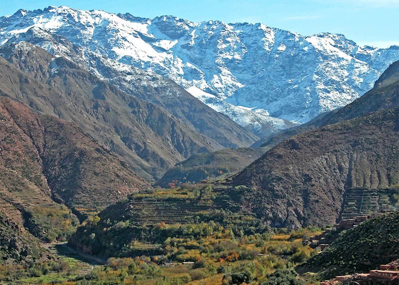 Road to Toubkal in Morocco