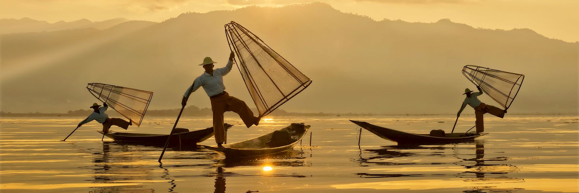 Intha fishermen, Myanmar