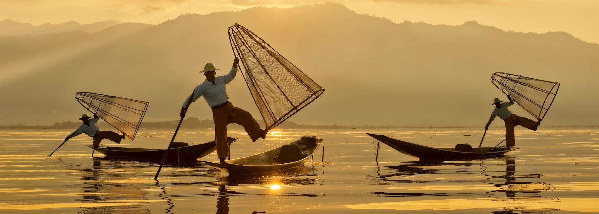 Intha fishermen, Myanmar