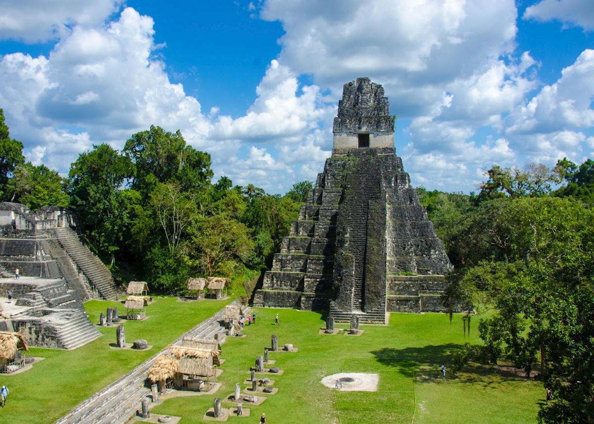 Tikal ruins and pyramids Tikal ruins and pyramids