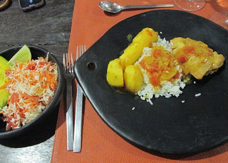 Latin American dish of Sancocho