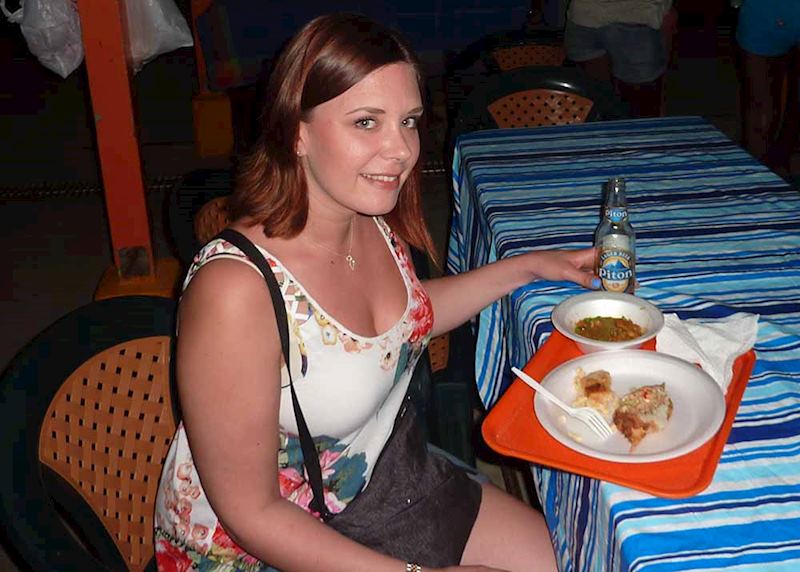 Stacey at Oistin's Fish Fry