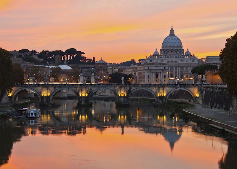 Rome at dusk