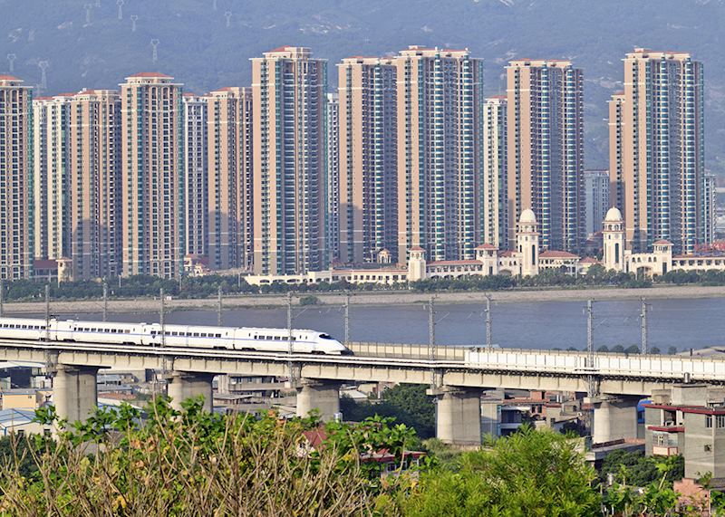 High speed train, China