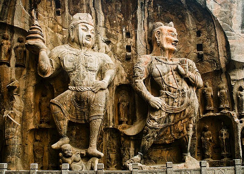 Buddha statues, Longmen Grottoes