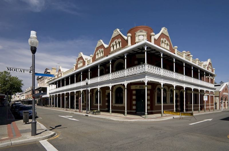 The historic P&O Hotel, Fremantle