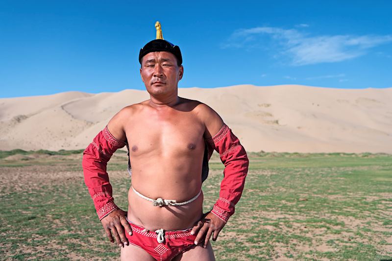Mongolian wrestler