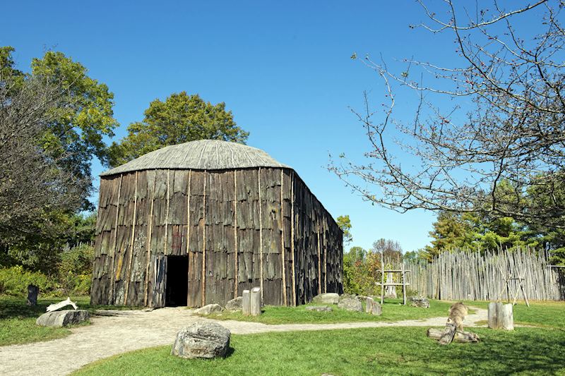 First Nations longhouse, Canada