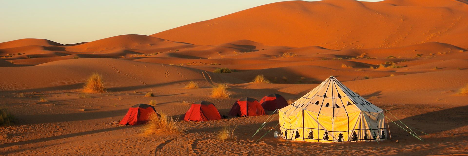 Tent in the desert