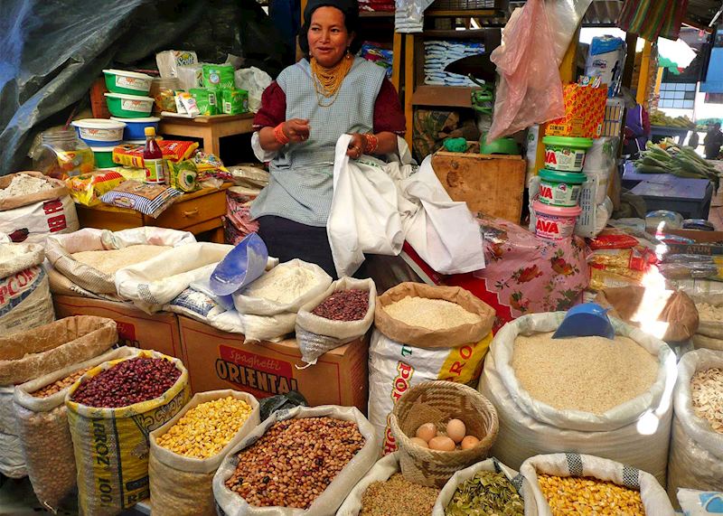 Otavalo Market in Peru