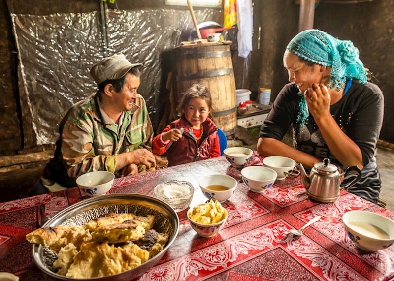 Tea with the nomads, Song Kul Lake, Kyrgyzstan - Jo Kearney 