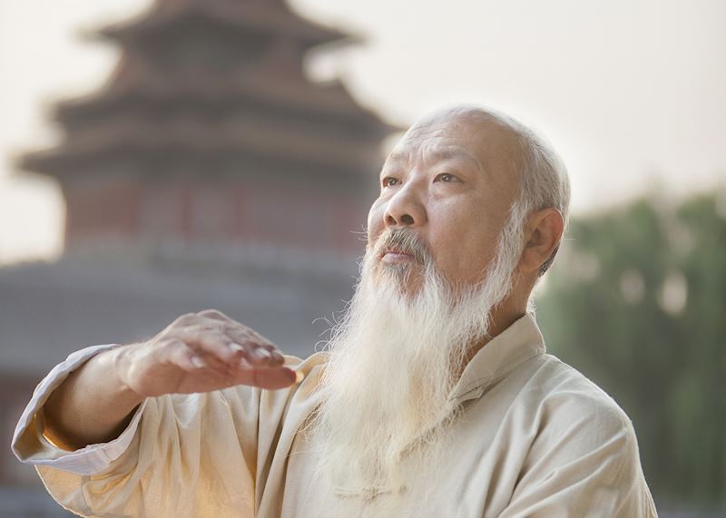Practising Tai Chi