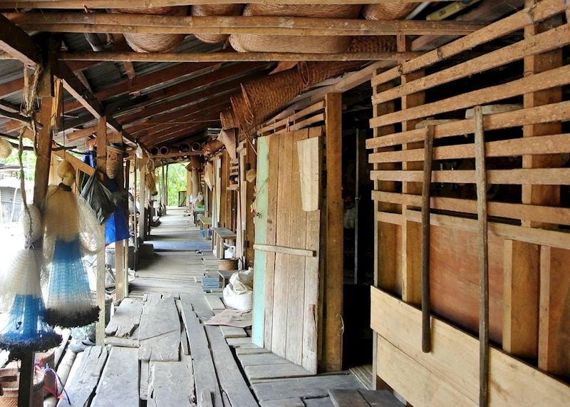 The Lemanak Longhouse, Borneo