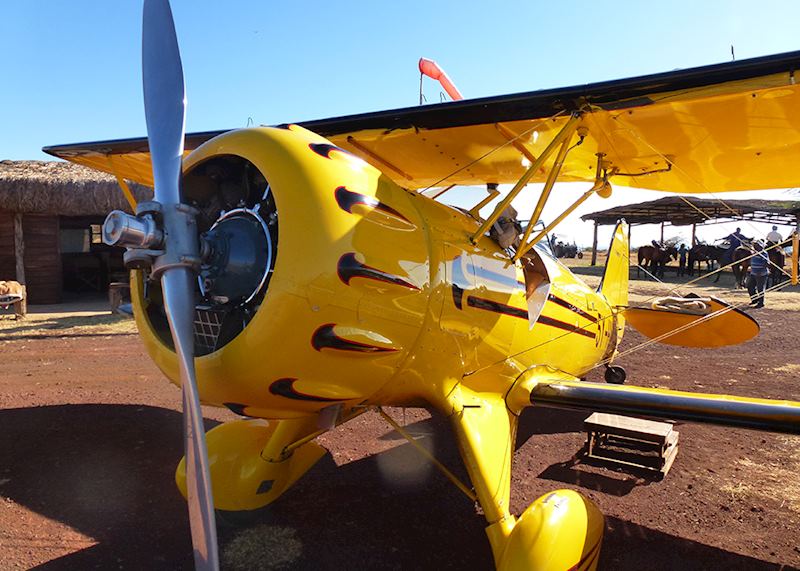 Cockpit Biplane, Lewa Wilderness Lodge, Laikipia, Kenya