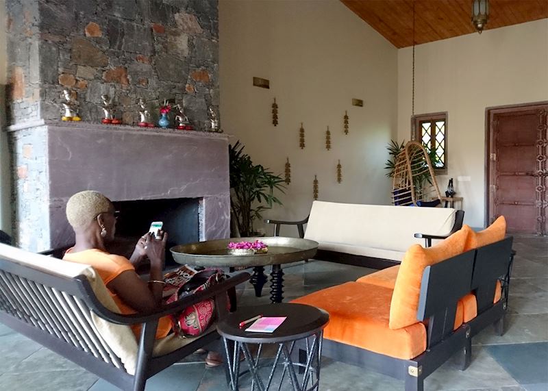 Shared area between rooms at the cottage