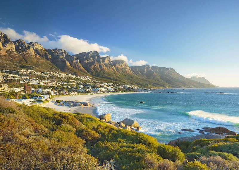 Twelve Apostles mountain in Camps Bay, Cape Town, South Africa