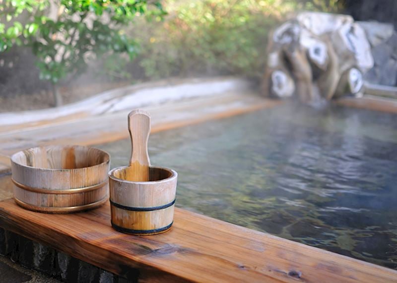 Japanese open air spa