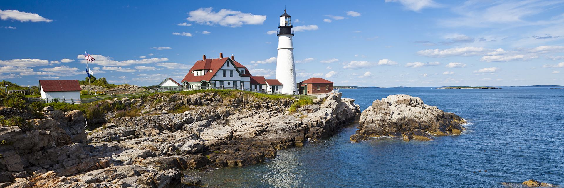 Portland Head Lighthouse In Maine, USA 