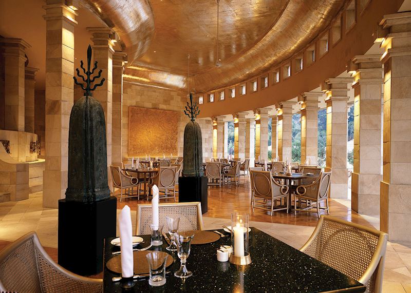 Dining at the Amanjiwo, Borobudur