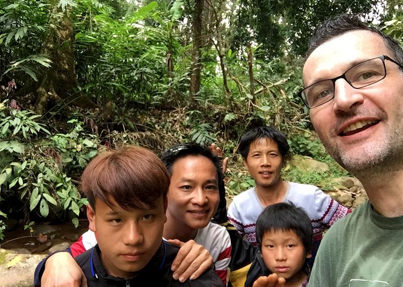Alex in northern Laos