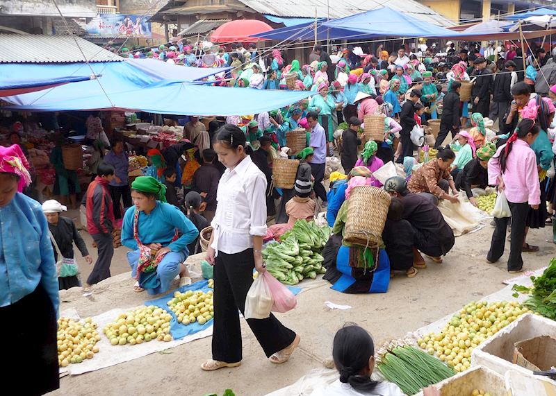 Sunday market, Ha Giang, Vietnam