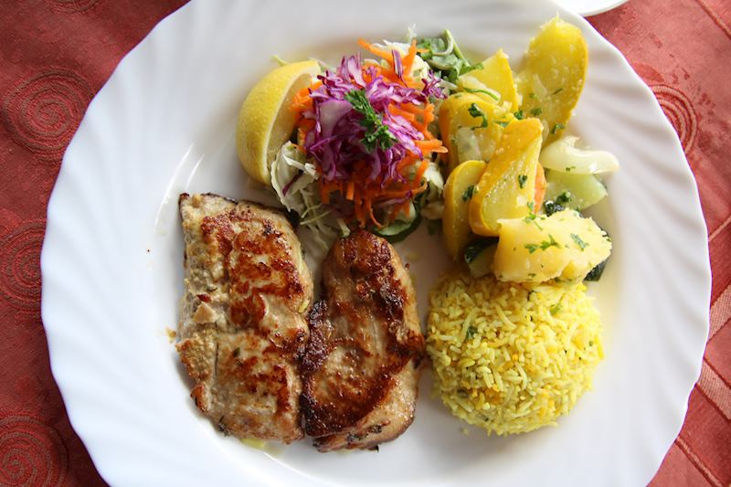 Mauritian fish dish, creole style