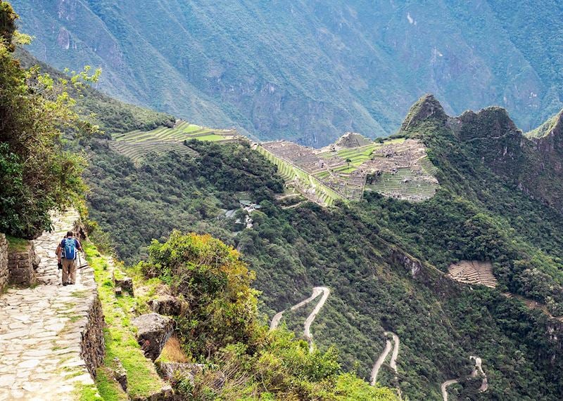 Machu Picchu seen from the Sun Gate
