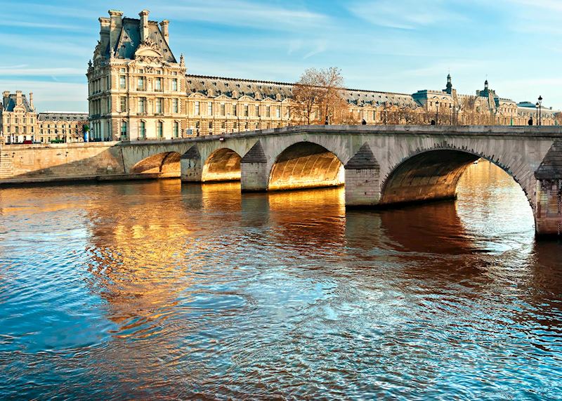 The Louvre and Seine