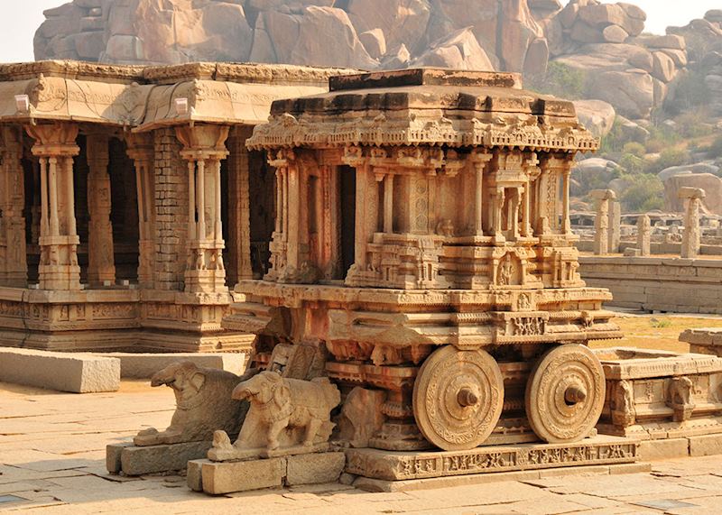 Vittala Temple Stone Chariot,Hampi,Karnataka,India
