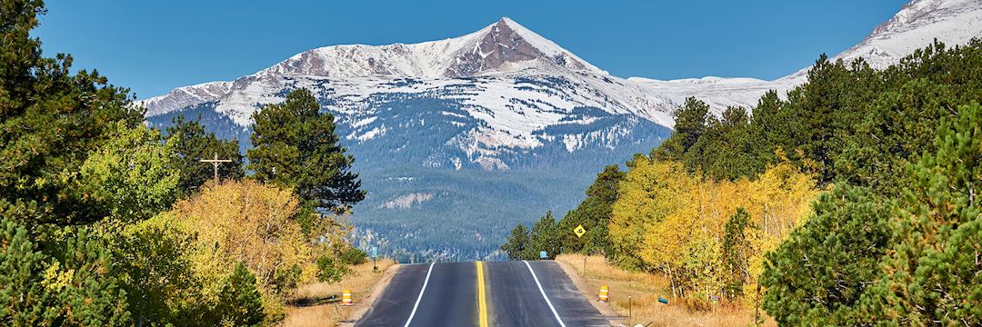 Highway in Autumn, Colorado