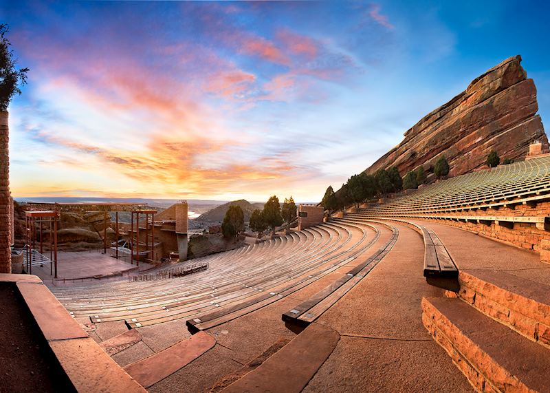 Red Rocks Amphitheatre in Colorado